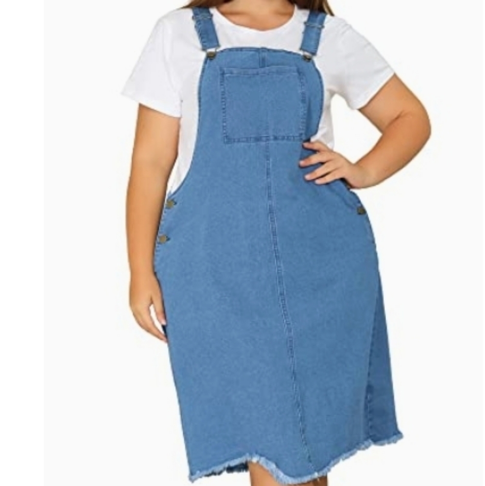 Plus size Overall Dress